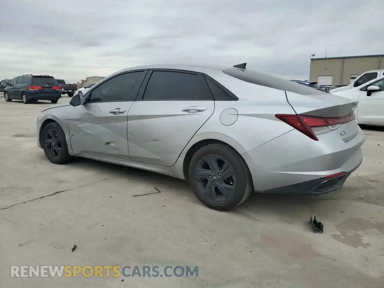 2 Photograph of a damaged car 5NPLM4AG2MH023034 HYUNDAI ELANTRA 2021