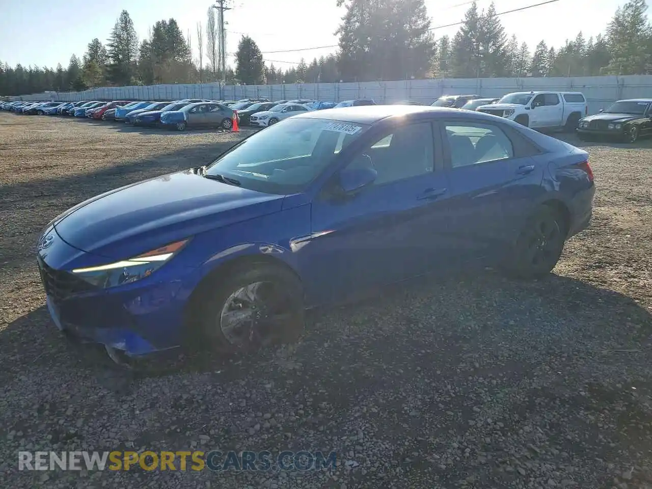 1 Photograph of a damaged car 5NPLM4AG2MH024538 HYUNDAI ELANTRA 2021