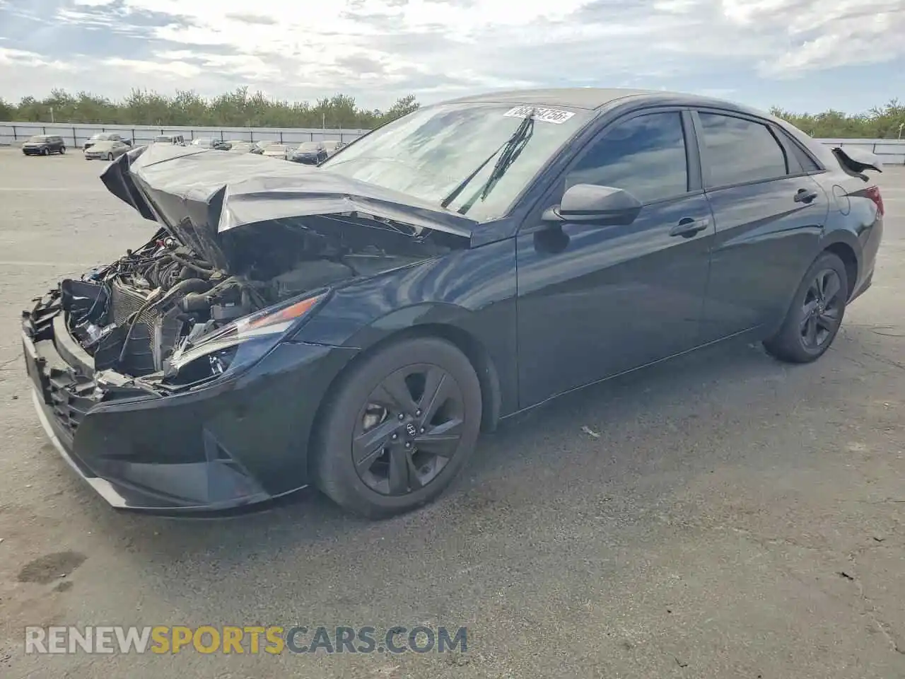 1 fotografías del automóvil dañado 5NPLM4AG2MH035619 HYUNDAI ELANTRA 2021