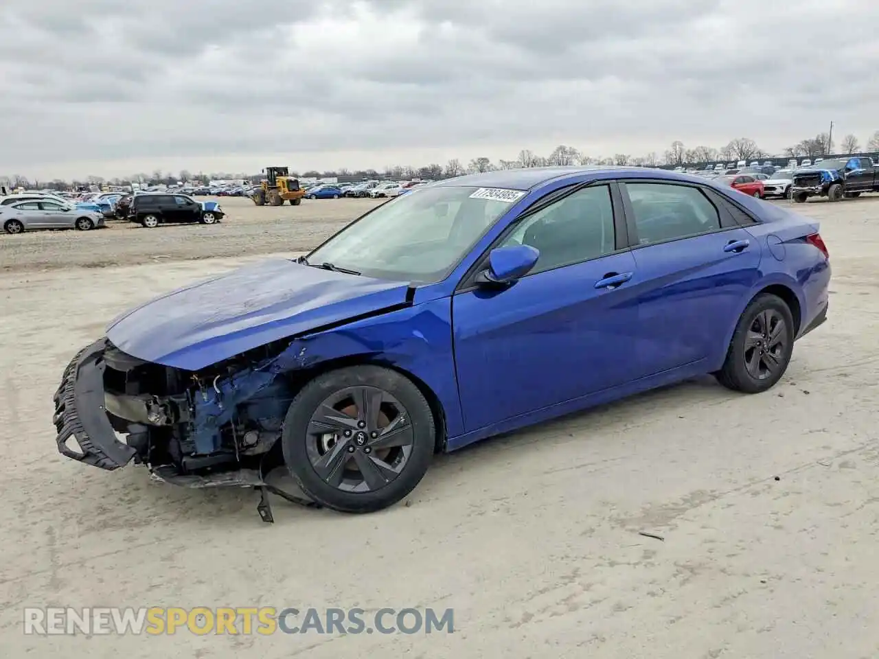 1 Photograph of a damaged car 5NPLM4AG2MH039296 HYUNDAI ELANTRA 2021