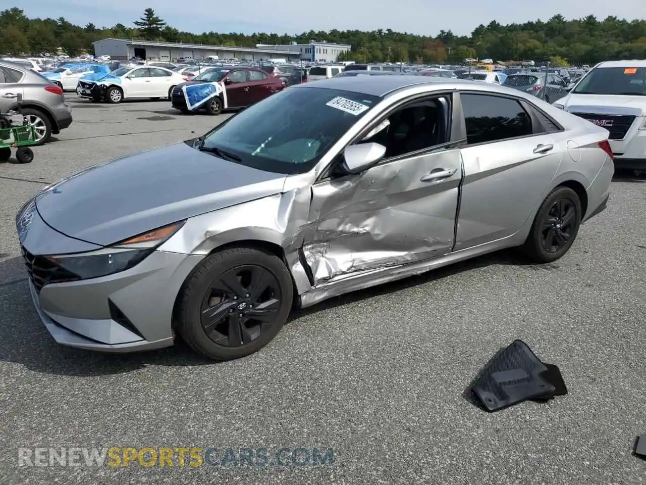 1 Photograph of a damaged car 5NPLM4AG2MH039766 HYUNDAI ELANTRA 2021