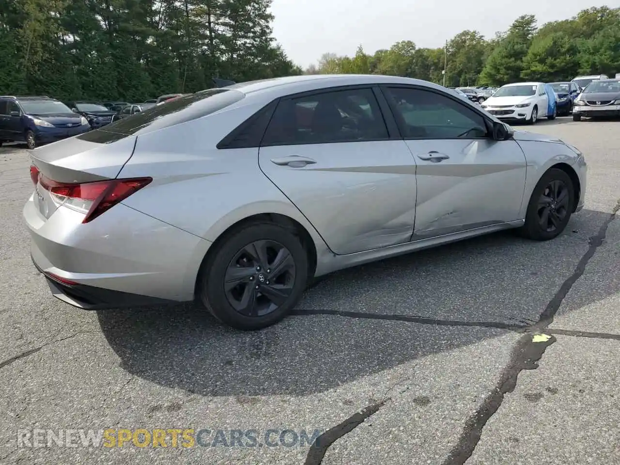 3 Photograph of a damaged car 5NPLM4AG2MH039766 HYUNDAI ELANTRA 2021