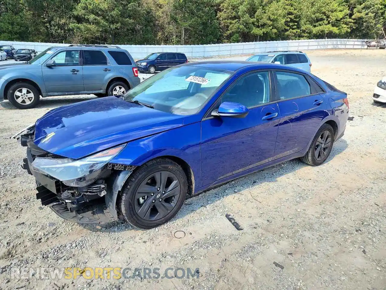 1 fotografías del automóvil dañado 5NPLM4AG2MH039959 HYUNDAI ELANTRA 2021