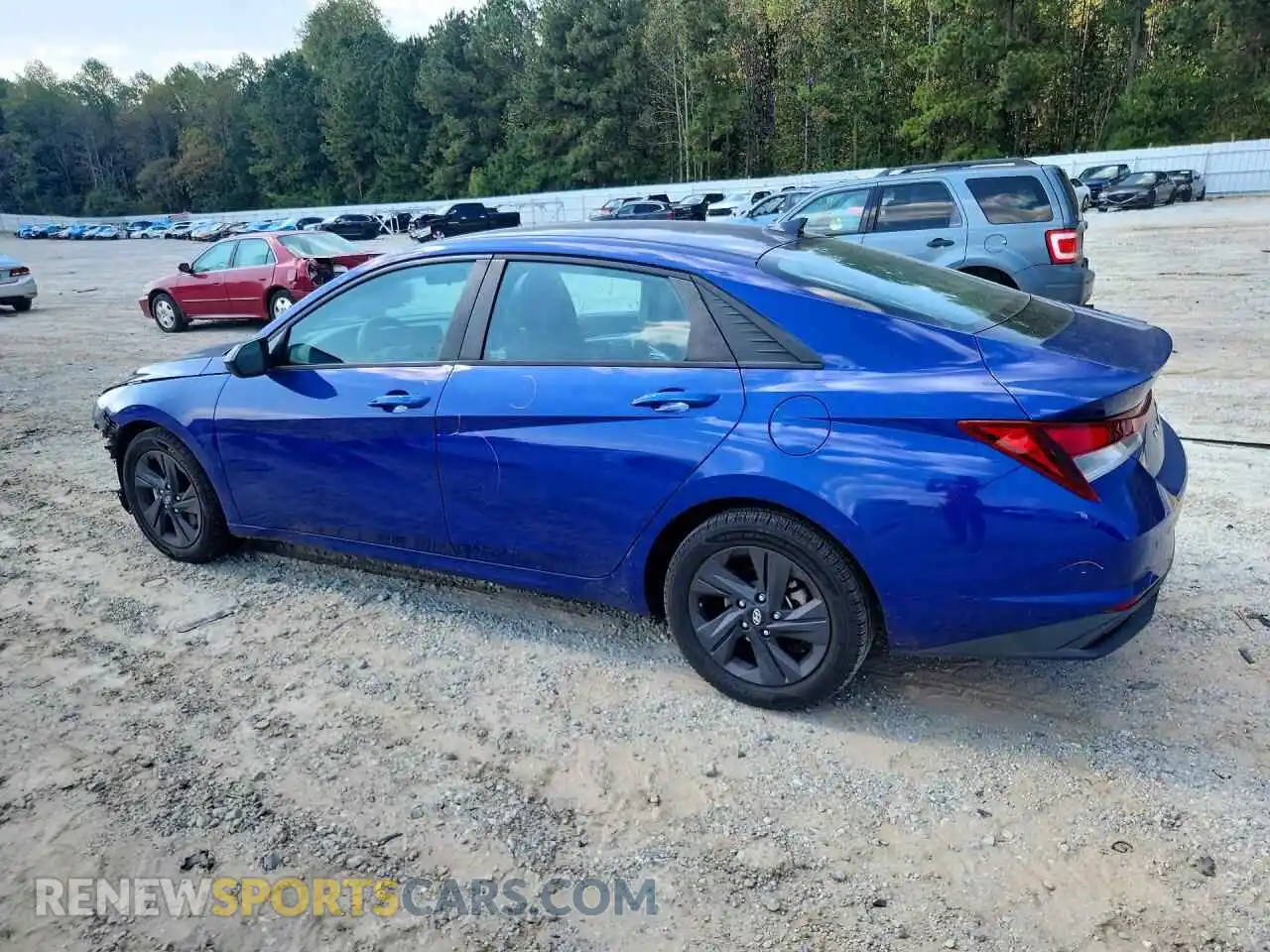 2 fotografías del automóvil dañado 5NPLM4AG2MH039959 HYUNDAI ELANTRA 2021