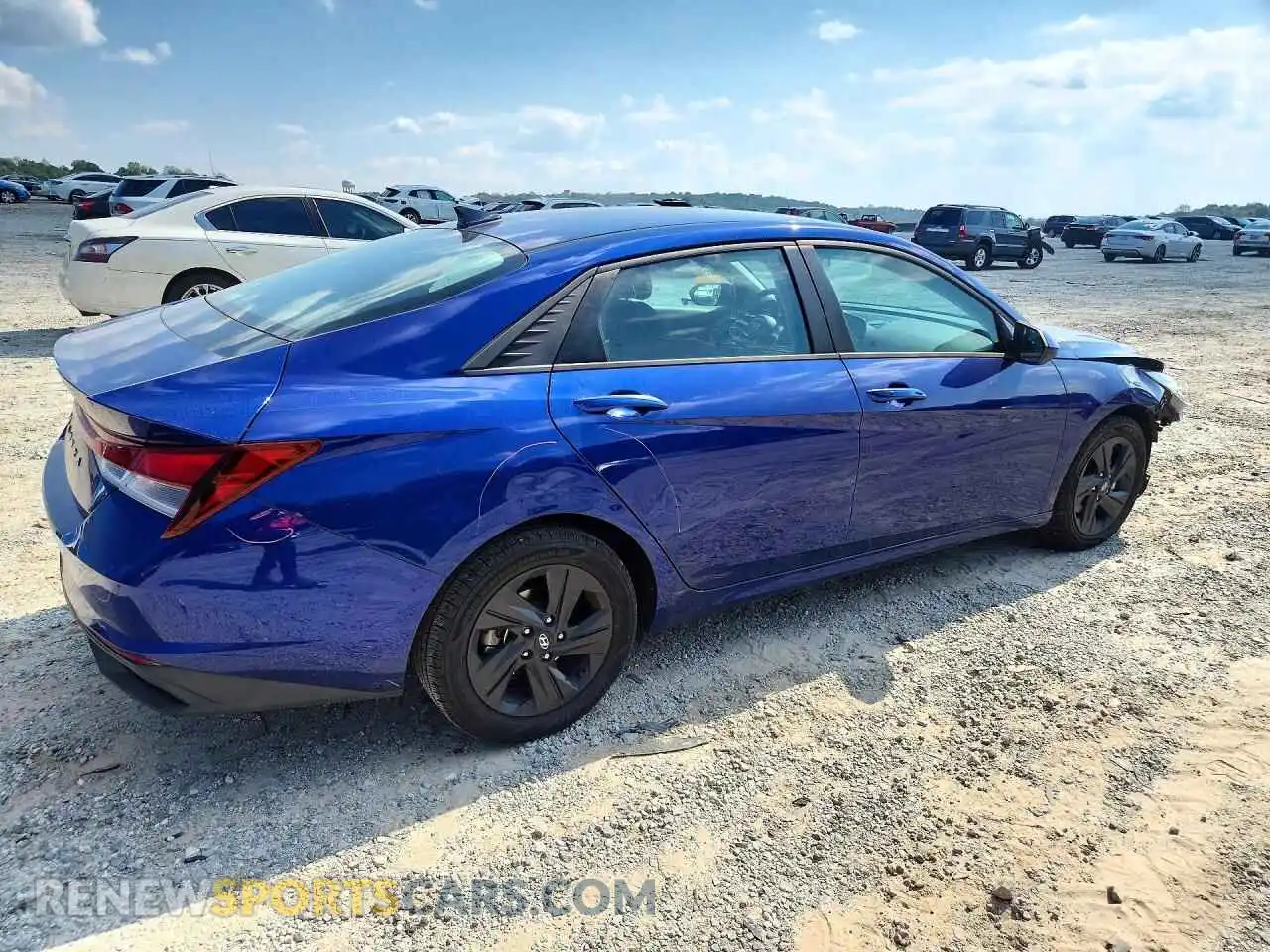 3 fotografías del automóvil dañado 5NPLM4AG2MH039959 HYUNDAI ELANTRA 2021