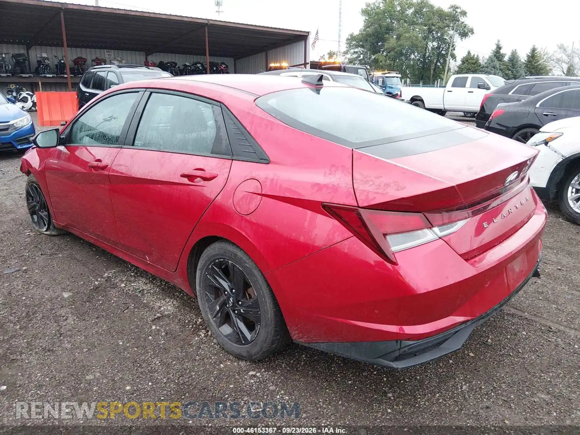 3 Photograph of a damaged car 5NPLM4AG2MH045776 HYUNDAI ELANTRA 2021