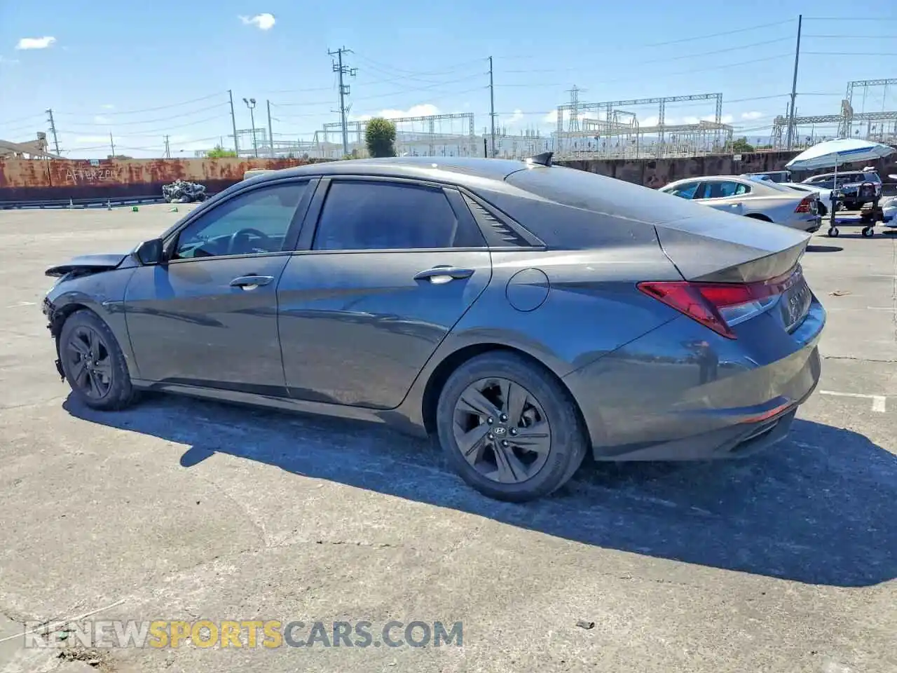 2 Photograph of a damaged car 5NPLM4AG2MH047043 HYUNDAI ELANTRA 2021