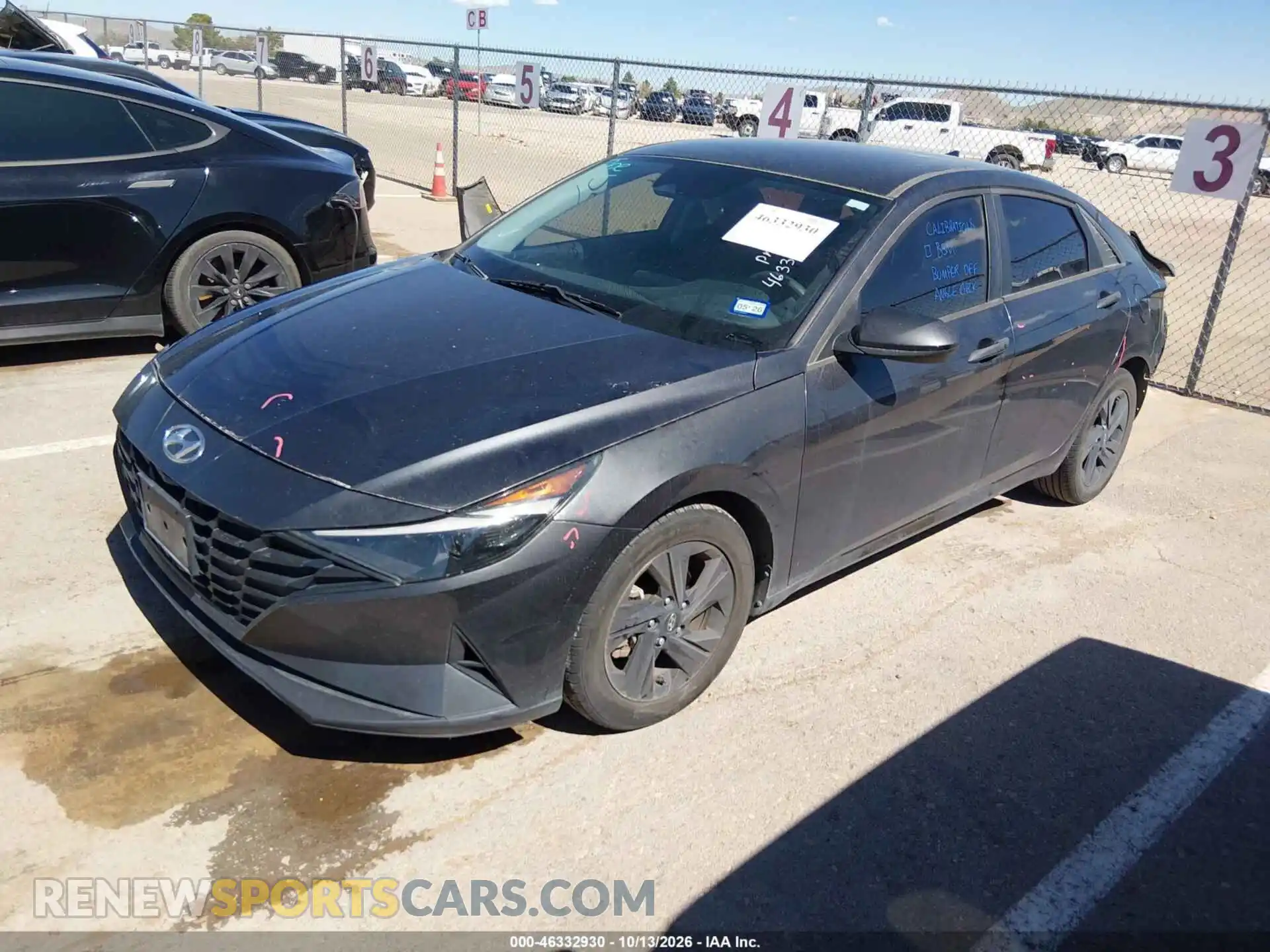 2 fotografías del automóvil dañado 5NPLM4AG2MH048287 HYUNDAI ELANTRA 2021
