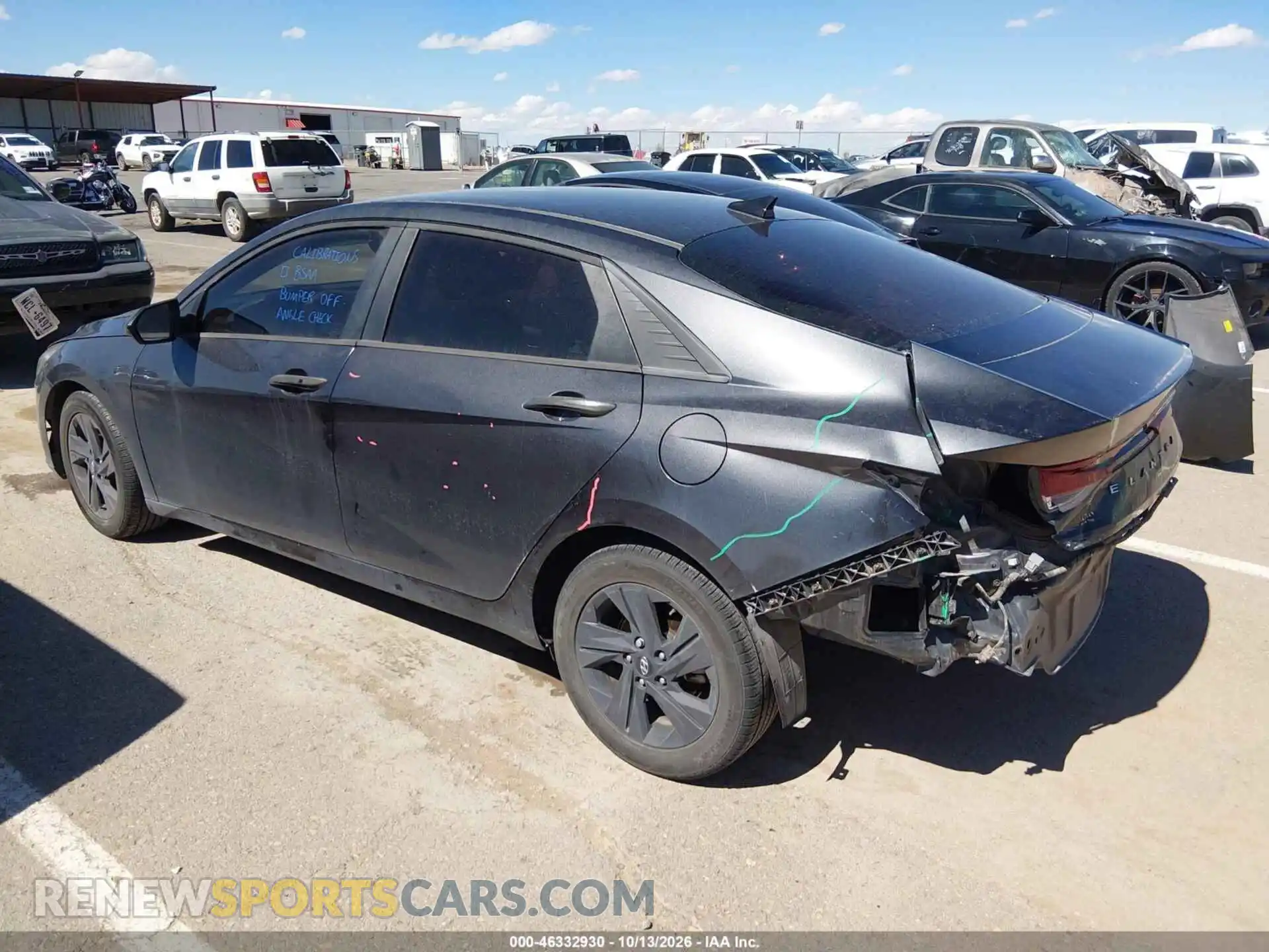 3 fotografías del automóvil dañado 5NPLM4AG2MH048287 HYUNDAI ELANTRA 2021