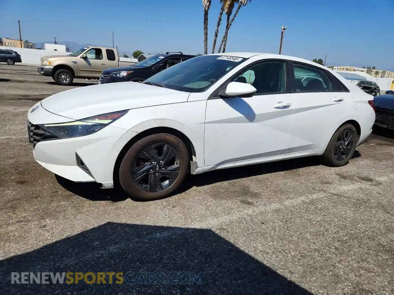 1 Photograph of a damaged car 5NPLM4AG3MH001575 HYUNDAI ELANTRA 2021