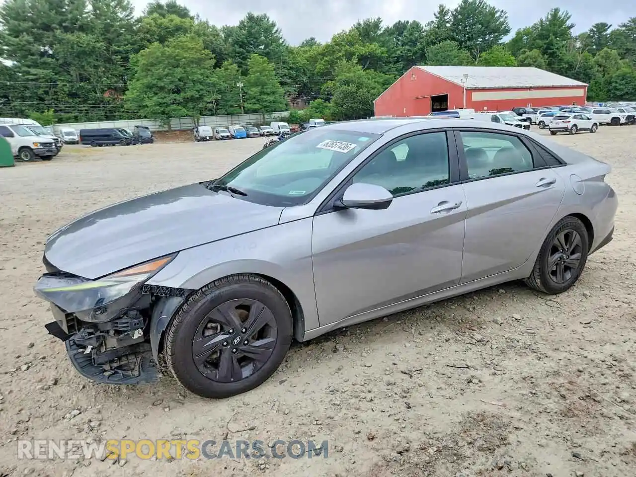 1 Photograph of a damaged car 5NPLM4AG3MH004959 HYUNDAI ELANTRA 2021