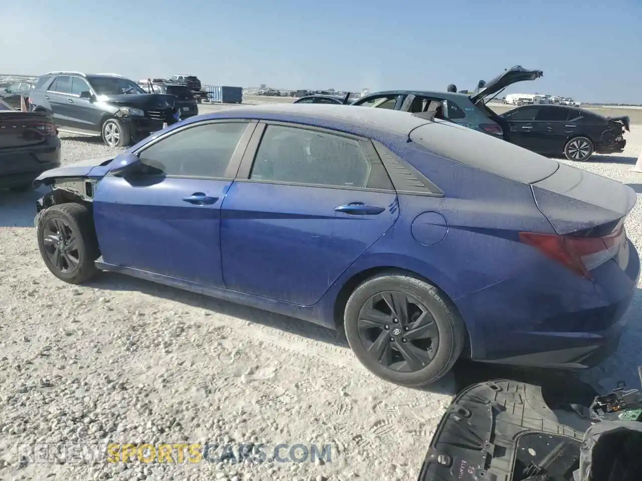 2 Photograph of a damaged car 5NPLM4AG3MH009143 HYUNDAI ELANTRA 2021