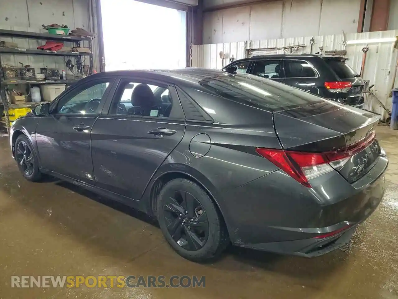 2 Photograph of a damaged car 5NPLM4AG3MH009787 HYUNDAI ELANTRA 2021