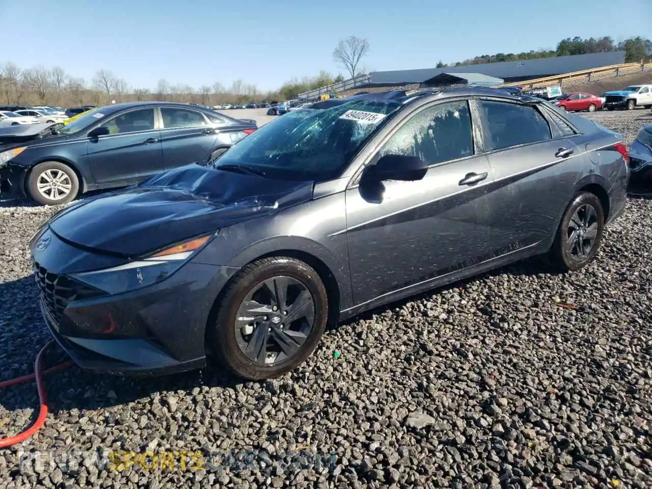 1 Photograph of a damaged car 5NPLM4AG3MH009790 HYUNDAI ELANTRA 2021