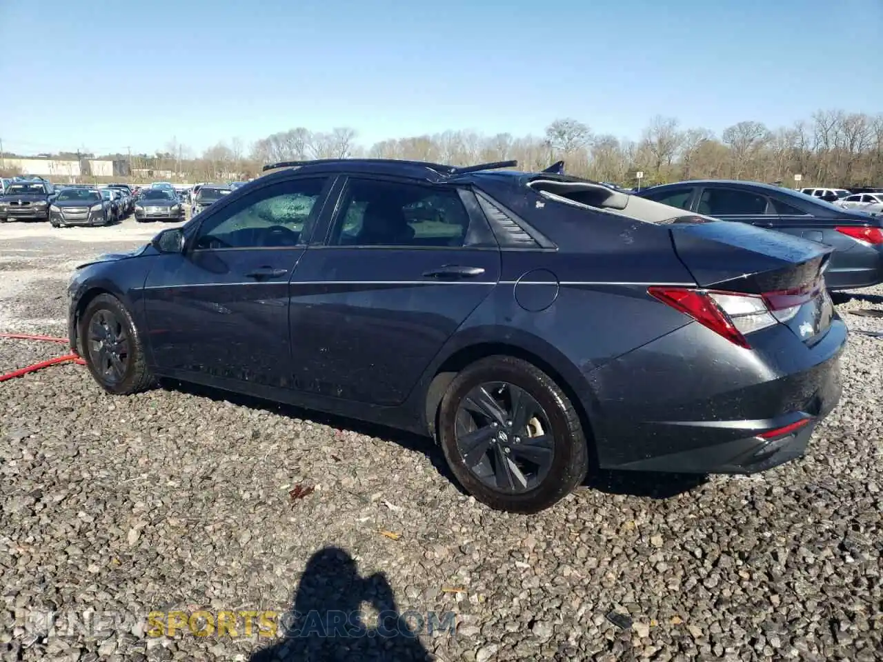 2 Photograph of a damaged car 5NPLM4AG3MH009790 HYUNDAI ELANTRA 2021