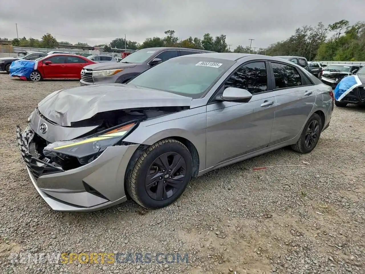 1 Photograph of a damaged car 5NPLM4AG3MH034527 HYUNDAI ELANTRA 2021