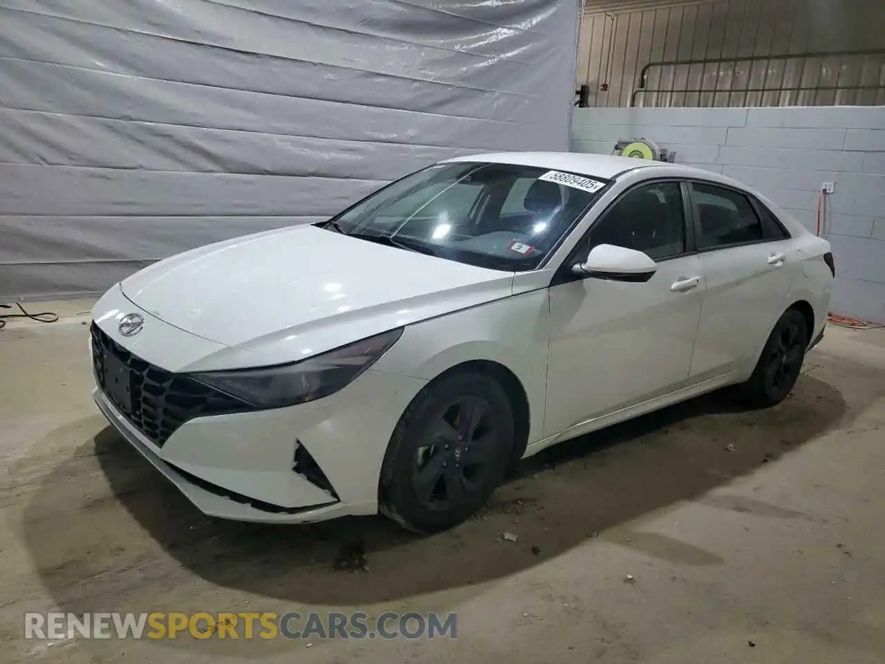 1 Photograph of a damaged car 5NPLM4AG3MH035452 HYUNDAI ELANTRA 2021