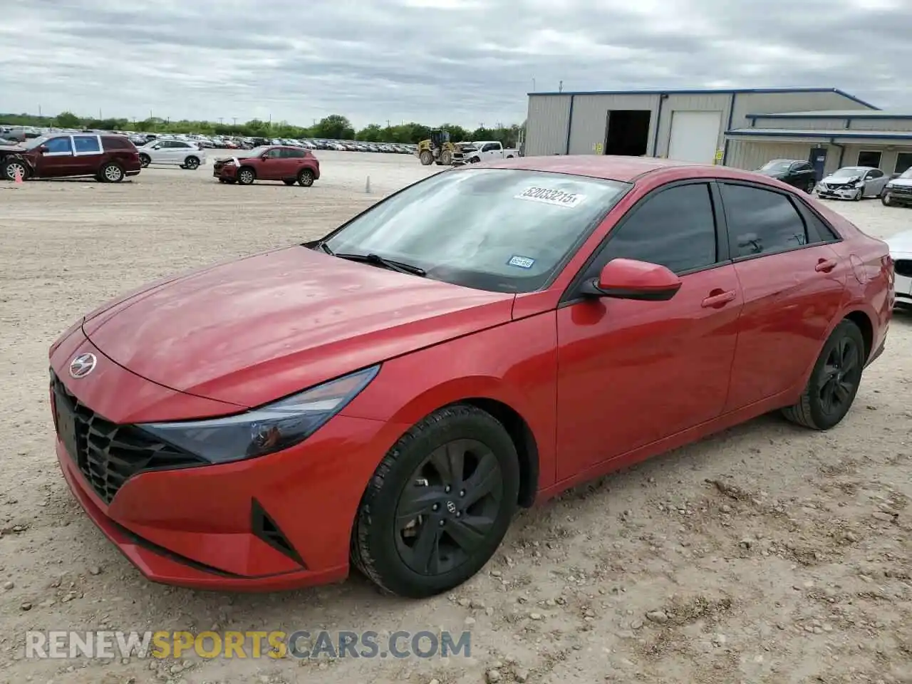 1 Photograph of a damaged car 5NPLM4AG3MH046130 HYUNDAI ELANTRA 2021