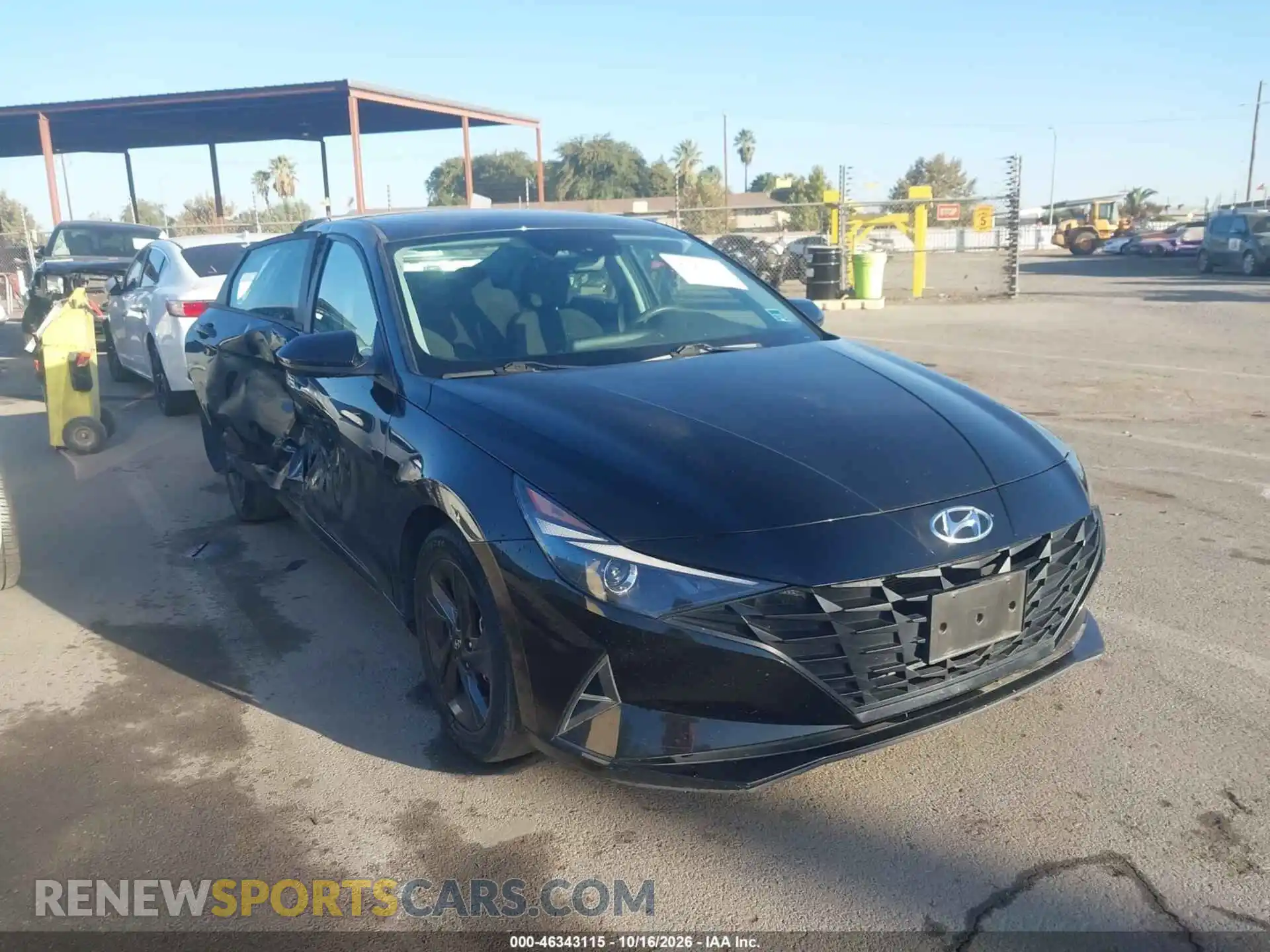 1 fotografías del automóvil dañado 5NPLM4AG3MH051859 HYUNDAI ELANTRA 2021