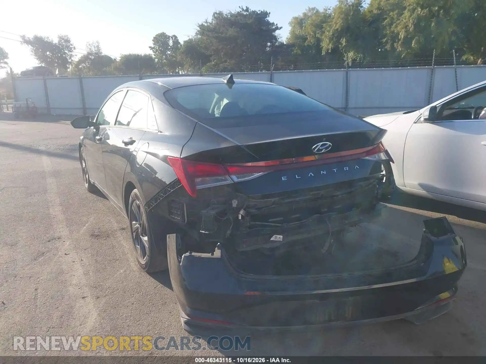 3 fotografías del automóvil dañado 5NPLM4AG3MH051859 HYUNDAI ELANTRA 2021