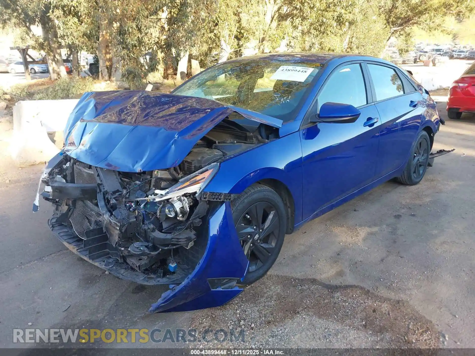 2 Photograph of a damaged car 5NPLM4AG3MH052218 HYUNDAI ELANTRA 2021