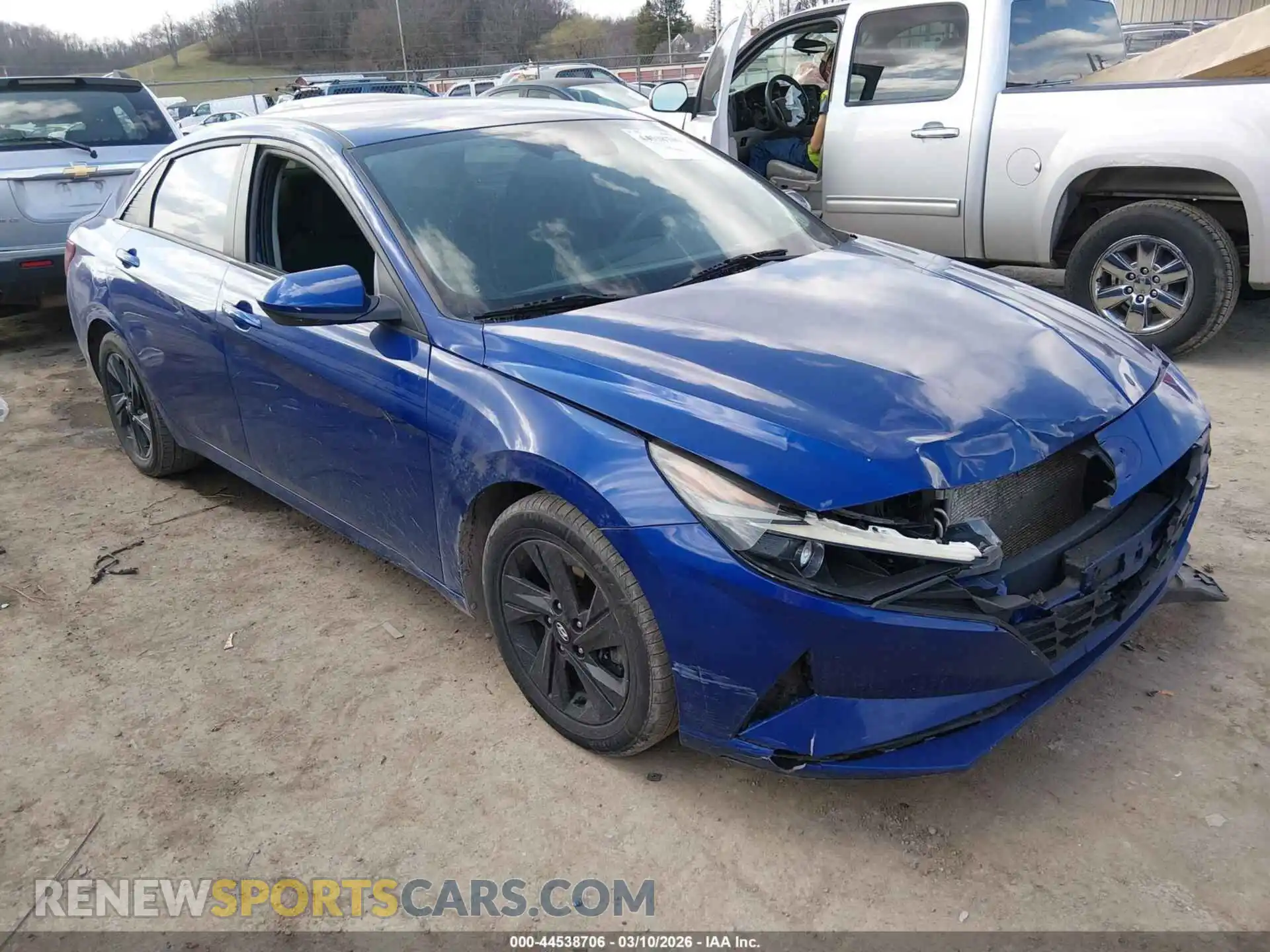 1 Photograph of a damaged car 5NPLM4AG4MH001178 HYUNDAI ELANTRA 2021