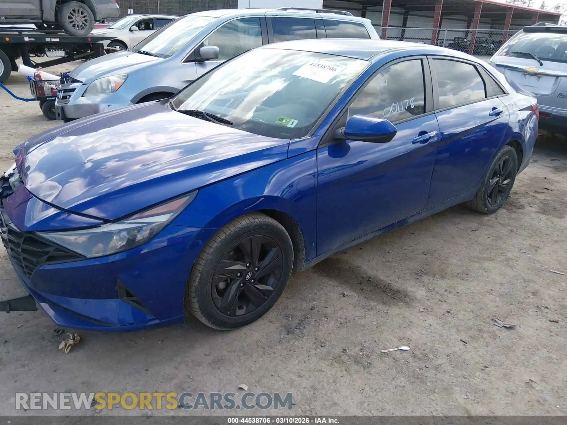 2 Photograph of a damaged car 5NPLM4AG4MH001178 HYUNDAI ELANTRA 2021