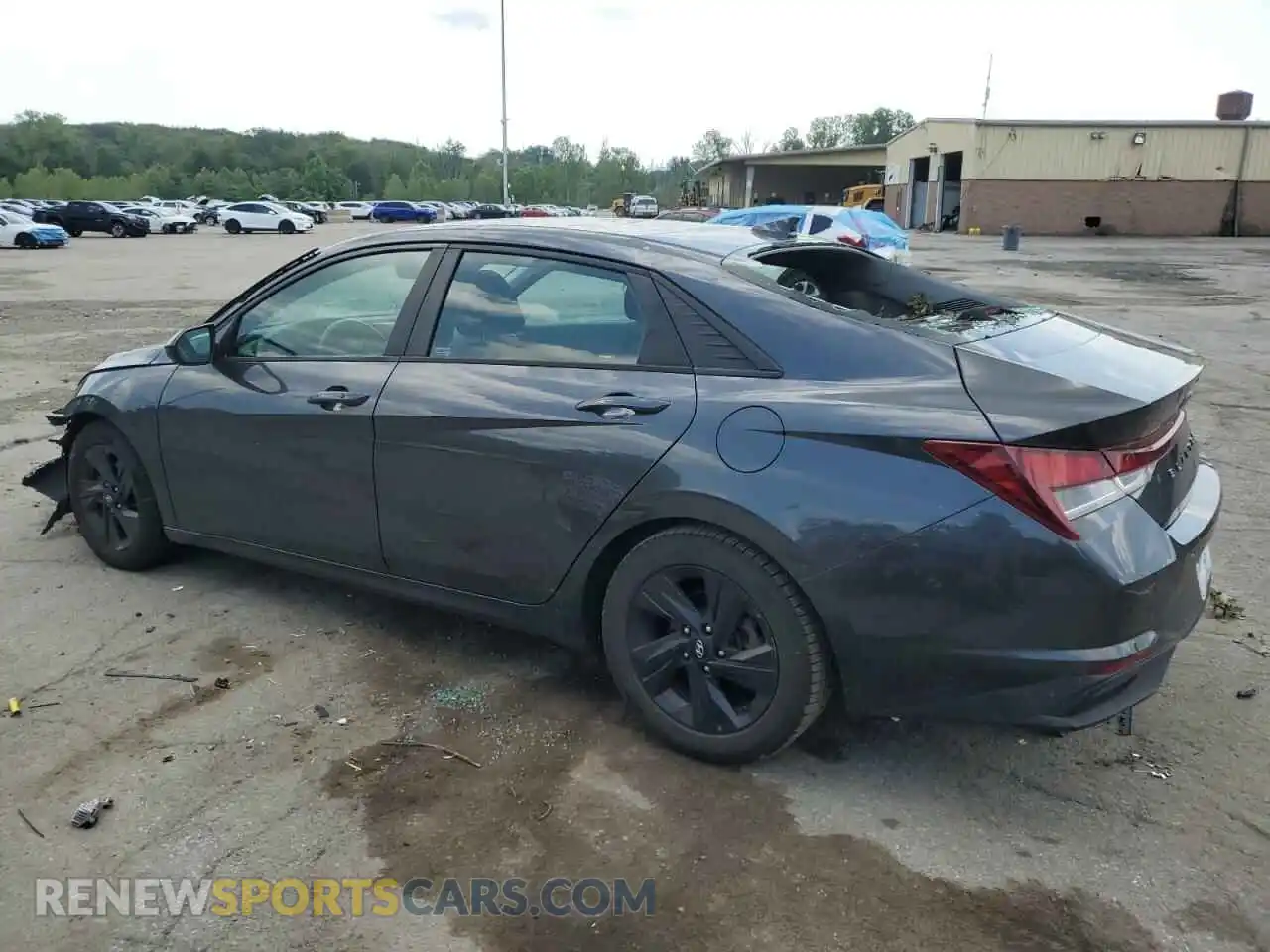 2 Photograph of a damaged car 5NPLM4AG4MH008213 HYUNDAI ELANTRA 2021