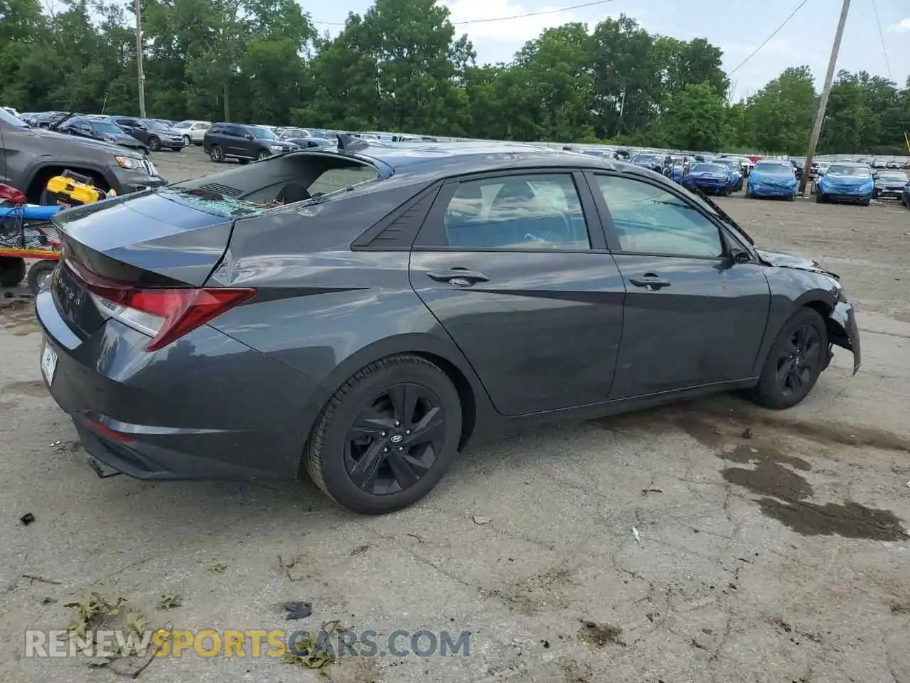 3 Photograph of a damaged car 5NPLM4AG4MH008213 HYUNDAI ELANTRA 2021