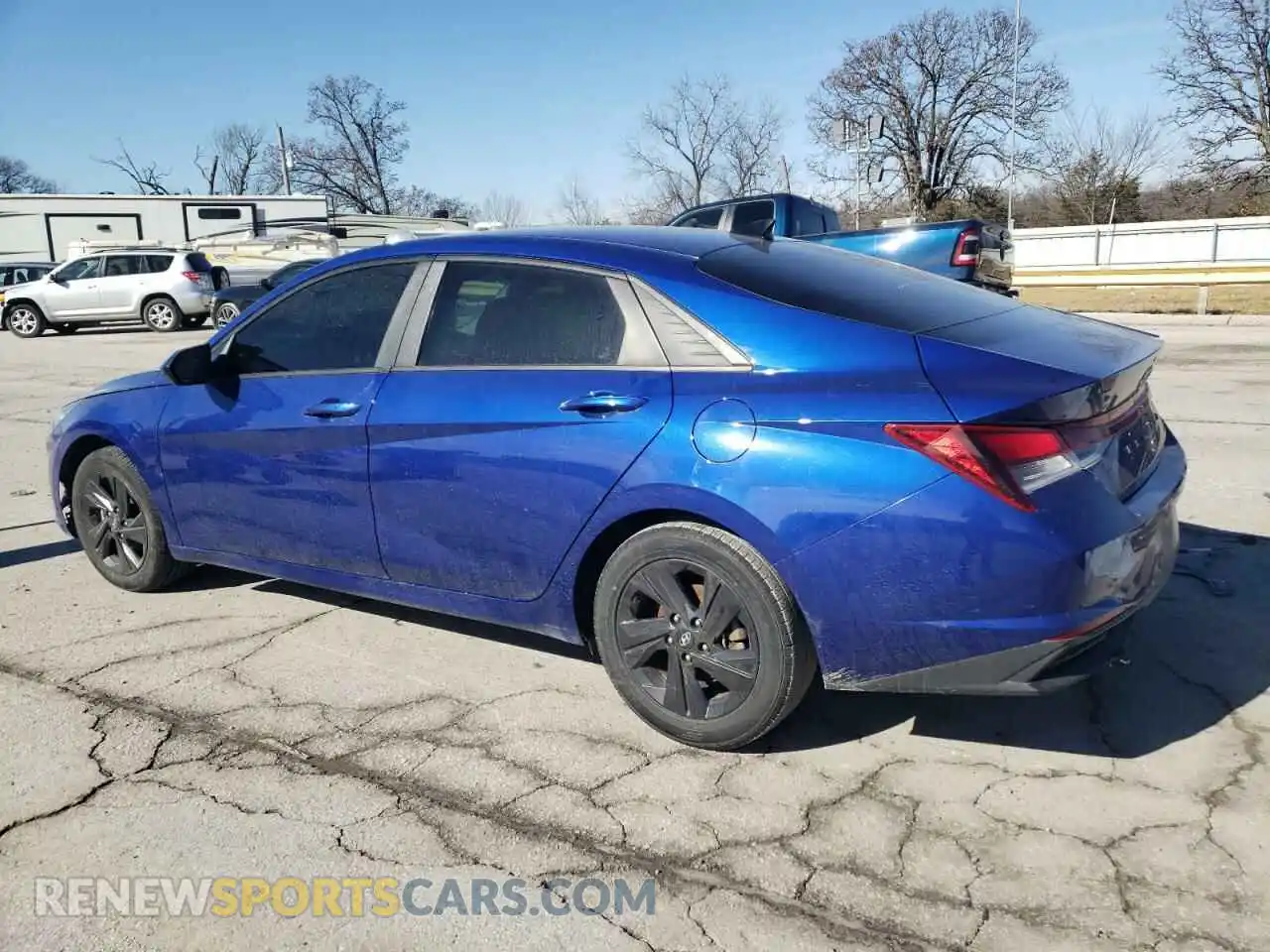 2 Photograph of a damaged car 5NPLM4AG4MH009569 HYUNDAI ELANTRA 2021