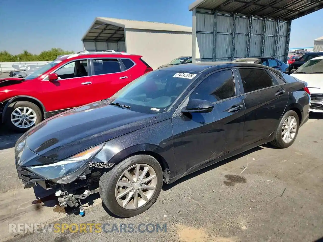 1 Photograph of a damaged car 5NPLM4AG4MH010107 HYUNDAI ELANTRA 2021