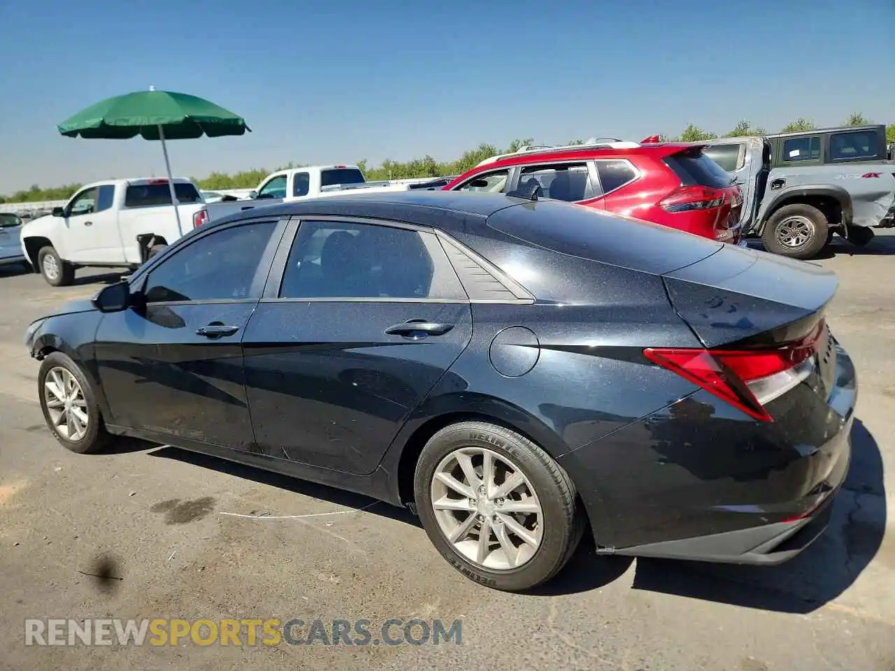 2 Photograph of a damaged car 5NPLM4AG4MH010107 HYUNDAI ELANTRA 2021