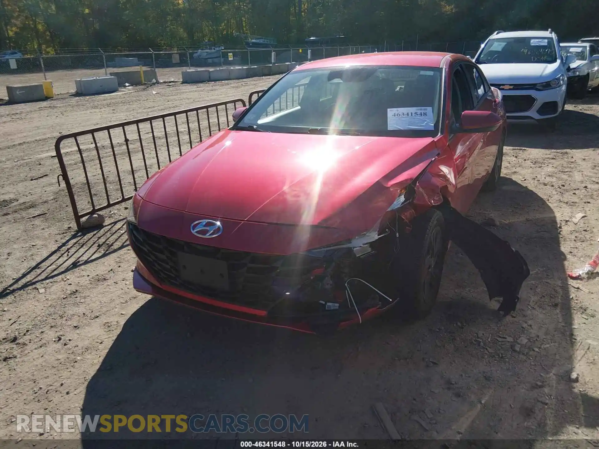 2 Photograph of a damaged car 5NPLM4AG4MH018434 HYUNDAI ELANTRA 2021