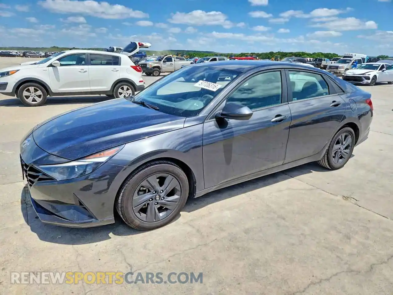 1 fotografías del automóvil dañado 5NPLM4AG4MH027604 HYUNDAI ELANTRA 2021