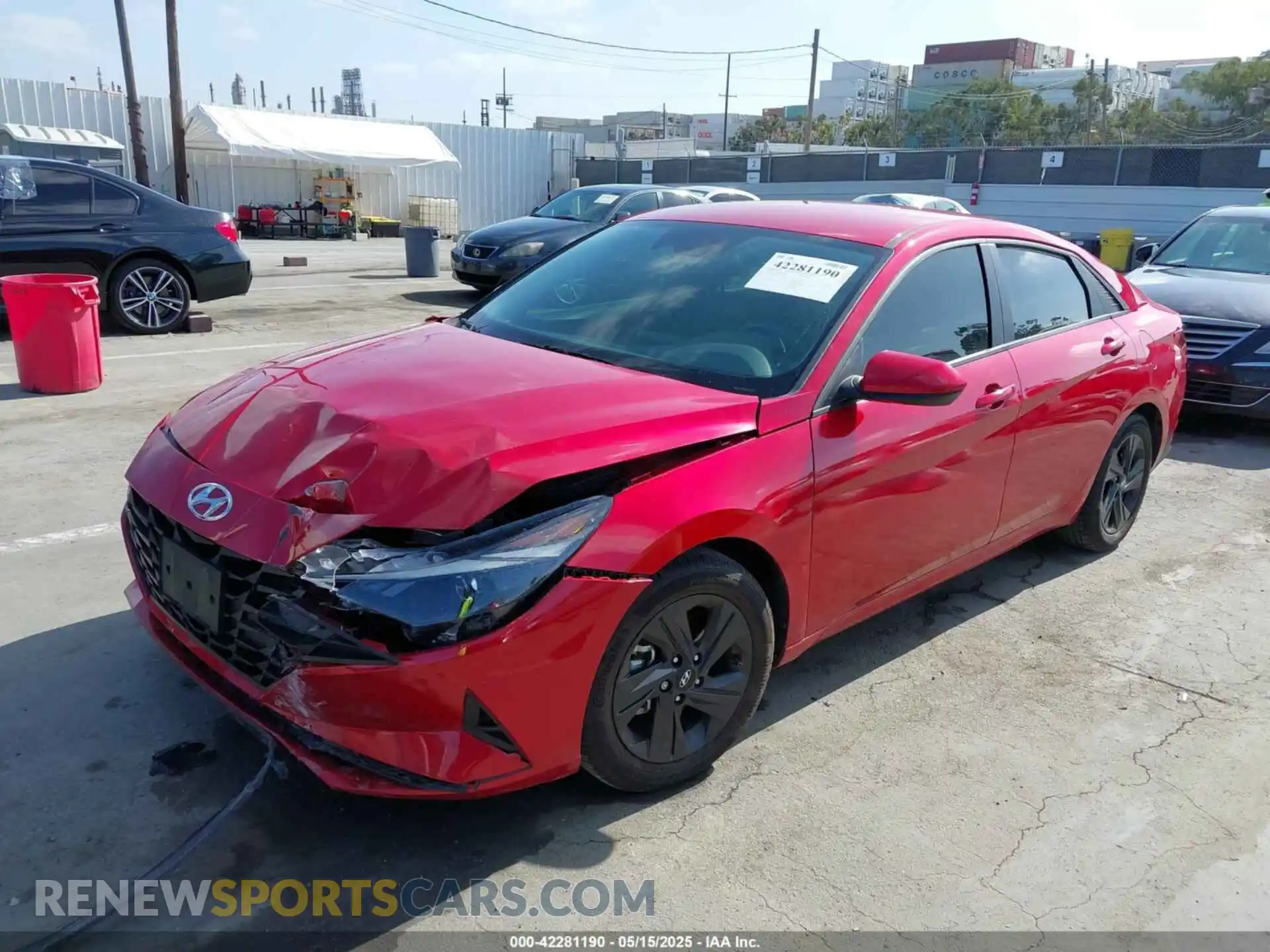 2 Photograph of a damaged car 5NPLM4AG4MH032849 HYUNDAI ELANTRA 2021