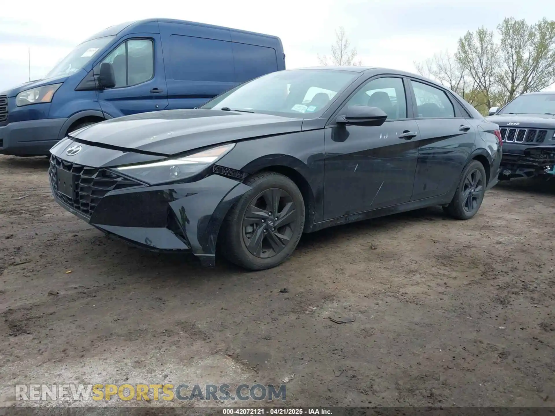 2 Photograph of a damaged car 5NPLM4AG4MH047559 HYUNDAI ELANTRA 2021