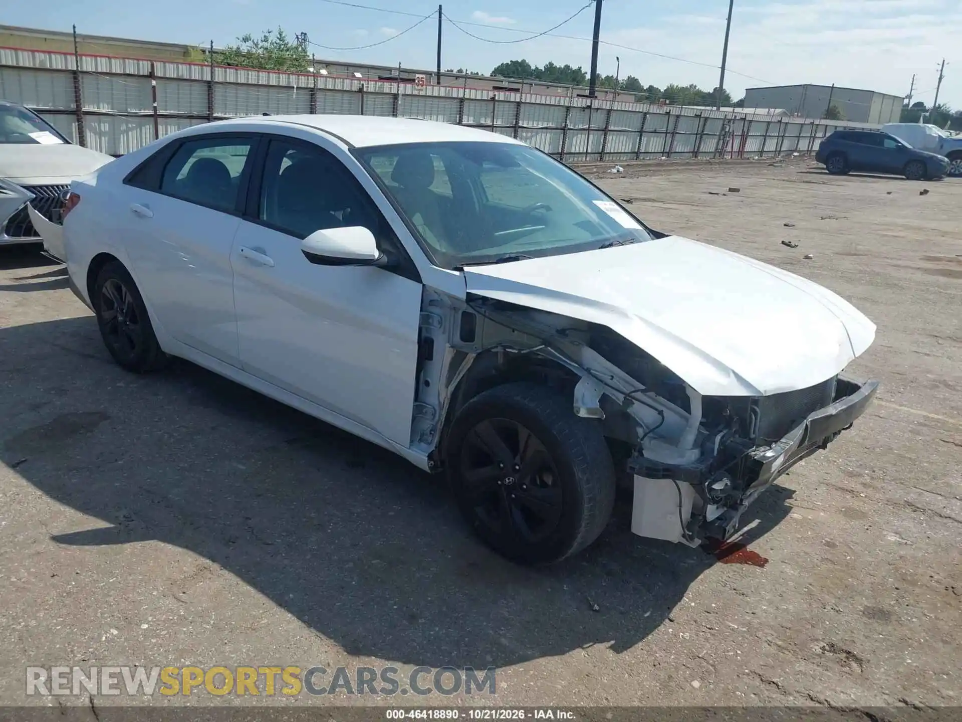 1 fotografías del automóvil dañado 5NPLM4AG4MH051255 HYUNDAI ELANTRA 2021