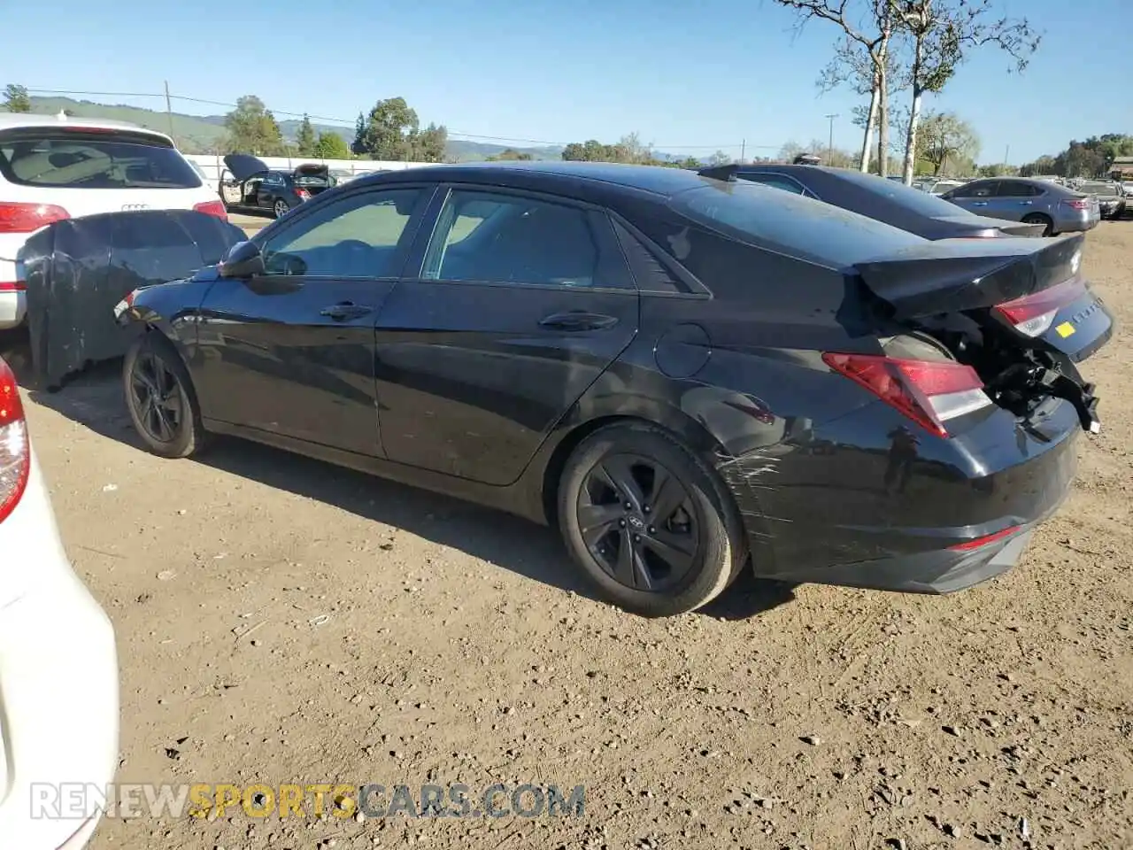 2 Photograph of a damaged car 5NPLM4AG5MH002193 HYUNDAI ELANTRA 2021