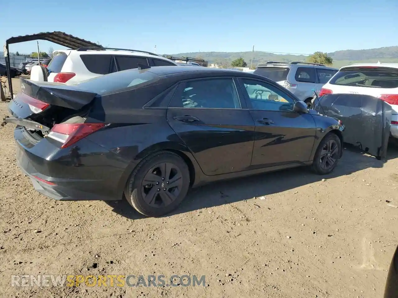 3 Photograph of a damaged car 5NPLM4AG5MH002193 HYUNDAI ELANTRA 2021
