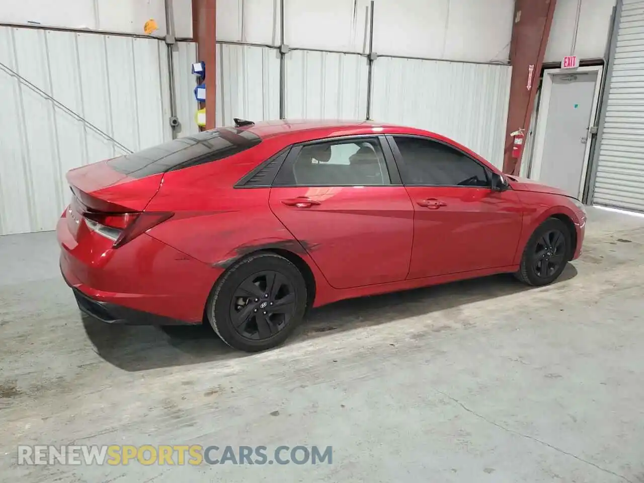 3 Photograph of a damaged car 5NPLM4AG5MH002405 HYUNDAI ELANTRA 2021