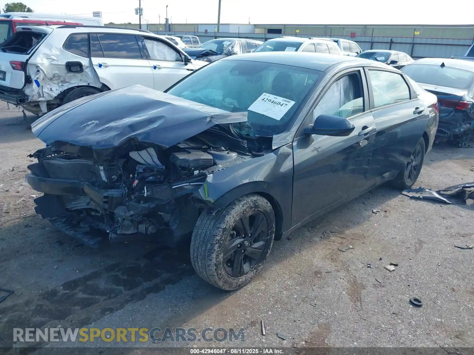 2 Photograph of a damaged car 5NPLM4AG5MH028146 HYUNDAI ELANTRA 2021