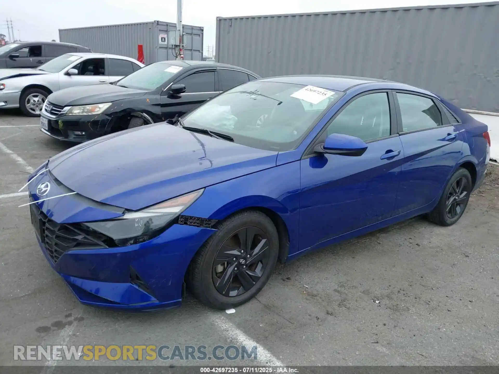 2 Photograph of a damaged car 5NPLM4AG5MH035016 HYUNDAI ELANTRA 2021