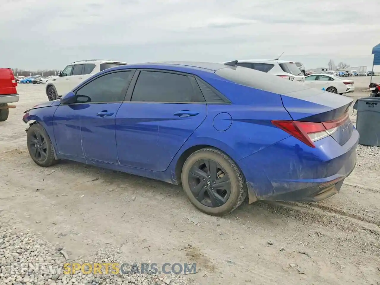 2 Photograph of a damaged car 5NPLM4AG5MH038935 HYUNDAI ELANTRA 2021