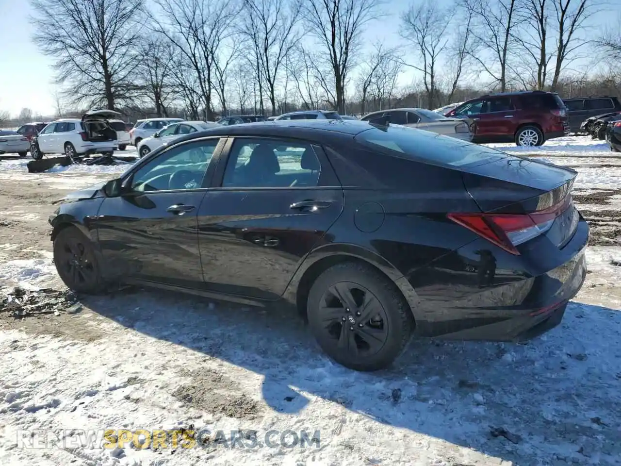 2 Photograph of a damaged car 5NPLM4AG5MH040636 HYUNDAI ELANTRA 2021