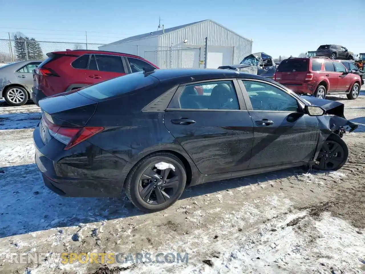3 Photograph of a damaged car 5NPLM4AG5MH040636 HYUNDAI ELANTRA 2021