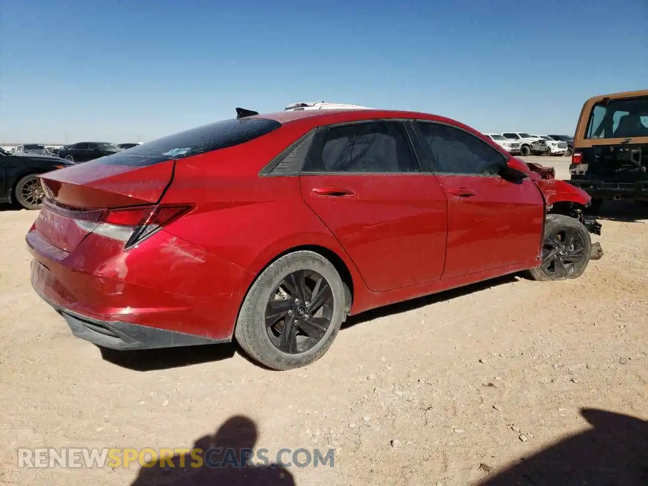 3 Photograph of a damaged car 5NPLM4AG5MH044136 HYUNDAI ELANTRA 2021