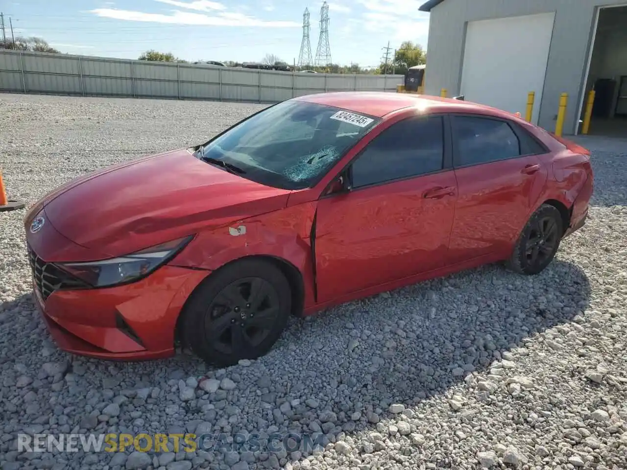 1 Photograph of a damaged car 5NPLM4AG5MH047862 HYUNDAI ELANTRA 2021