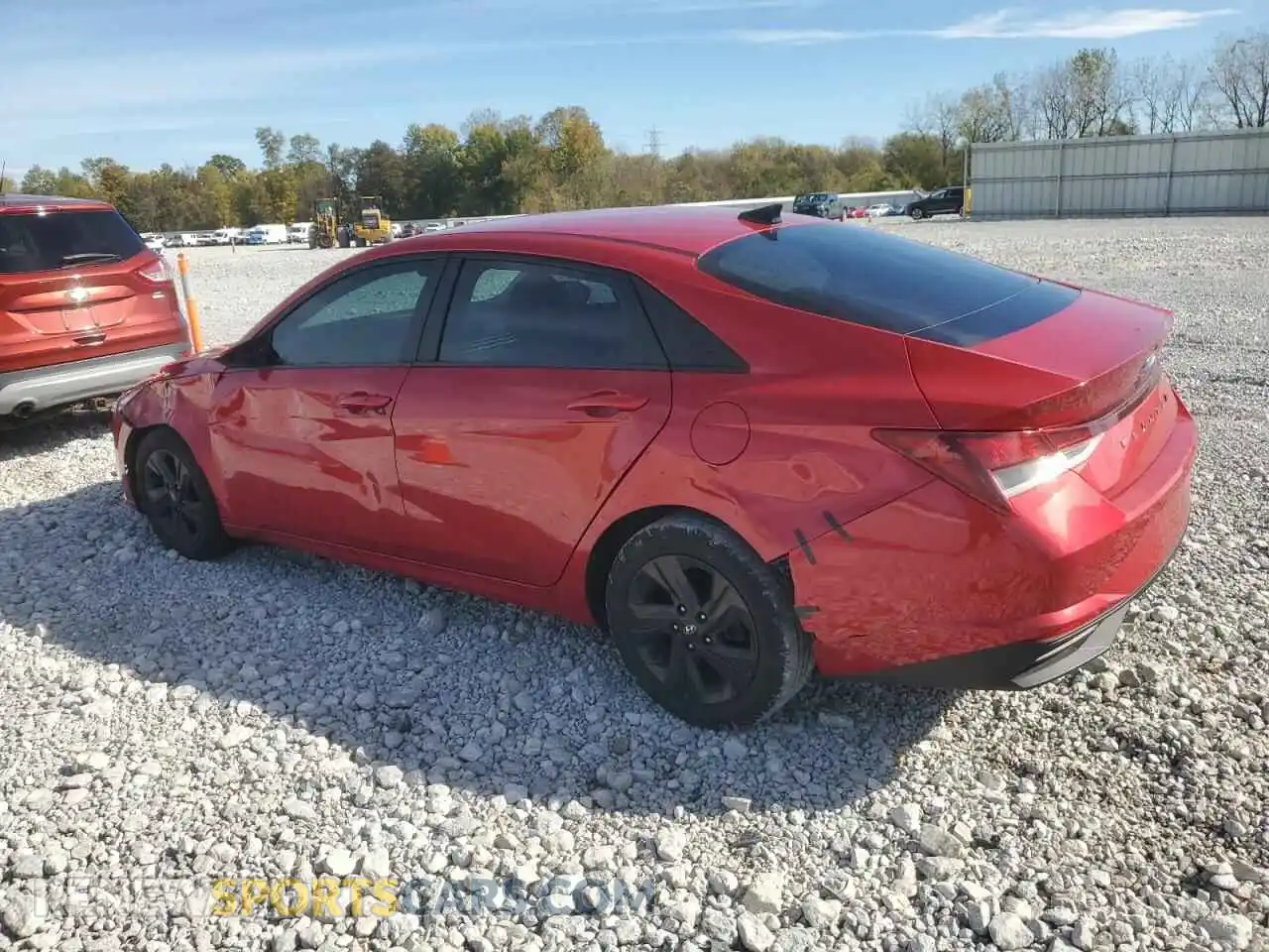 2 Photograph of a damaged car 5NPLM4AG5MH047862 HYUNDAI ELANTRA 2021