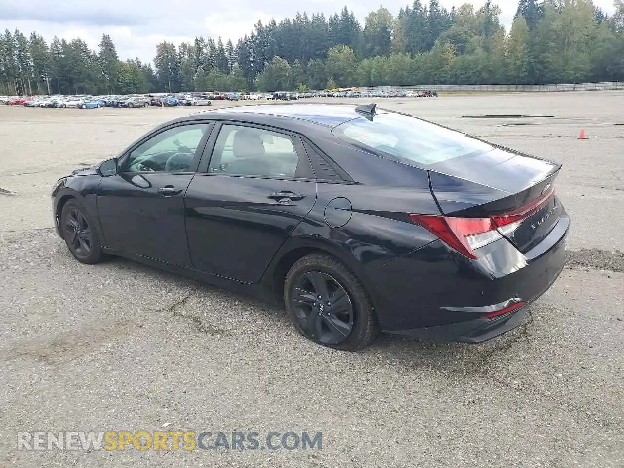 2 Photograph of a damaged car 5NPLM4AG5MH051135 HYUNDAI ELANTRA 2021