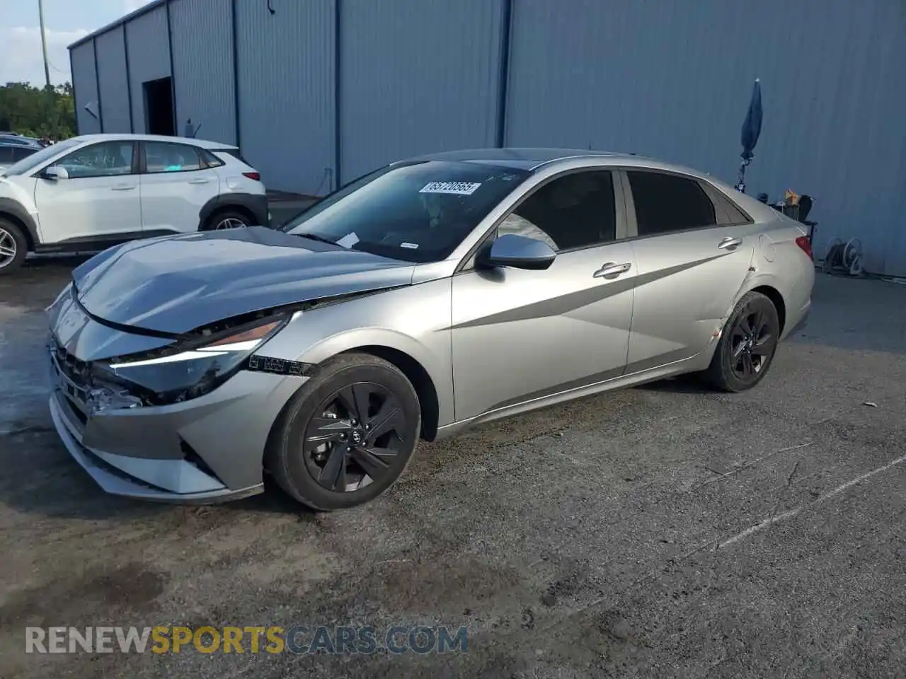 1 Photograph of a damaged car 5NPLM4AG6MH002493 HYUNDAI ELANTRA 2021